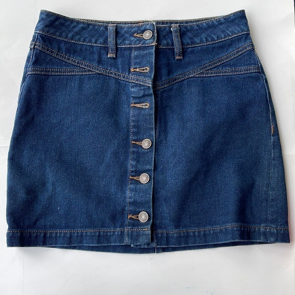 PacSun Women Jeans Mini Skirt Blue,Size 25
